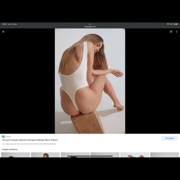 White cotton onesie - Picture 2 of 6